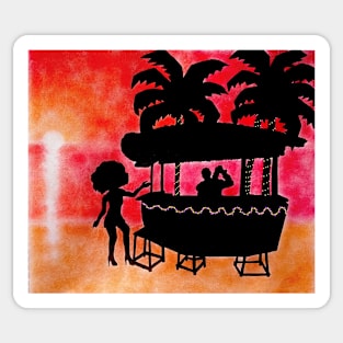 TROPICAL ESCAPE Sticker